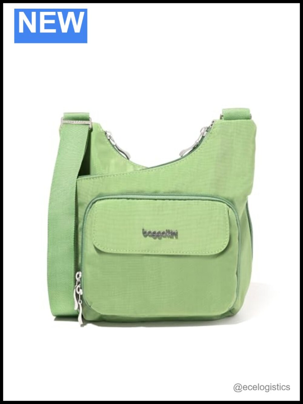 Nylon Crossbody Travel Purse with Wallet Organization - Lightweight Adjustable